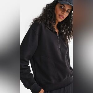 MATE Organic Fleece Quarter Zip Sweatshirt